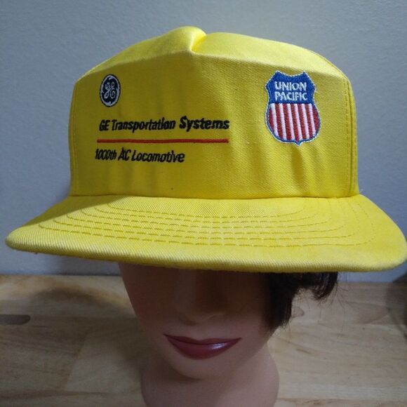 Vintage Union Pacific GE Trasport Systems  Snap Back Hat - Picture 1 of 8